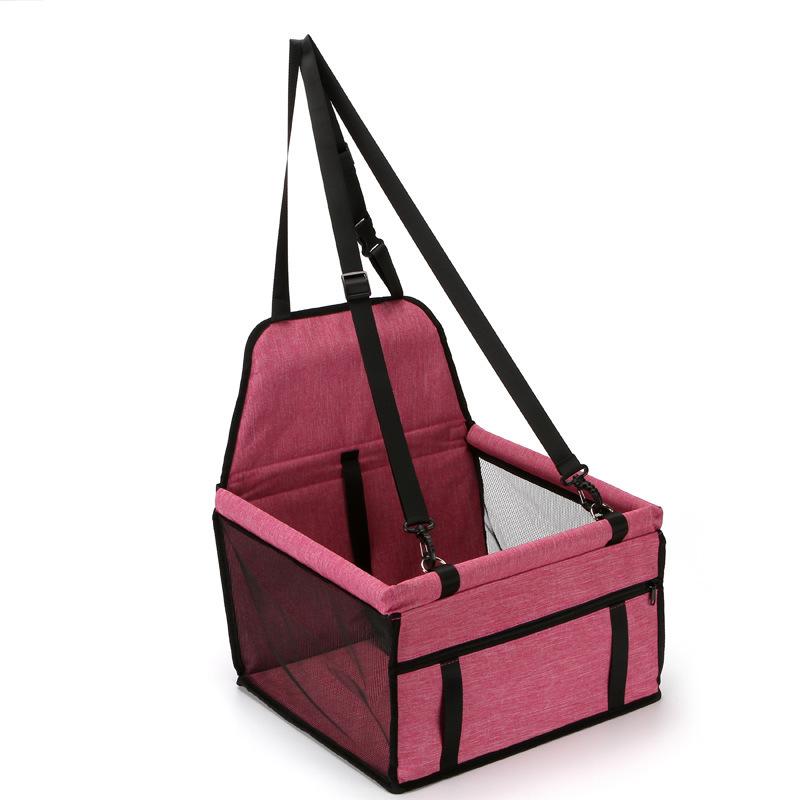 Pet Supplies Car Mounted Pet Foldable Car Bag Rear Passenger Seat All-season Car Cat and Dog Mat Nest Fabric Material