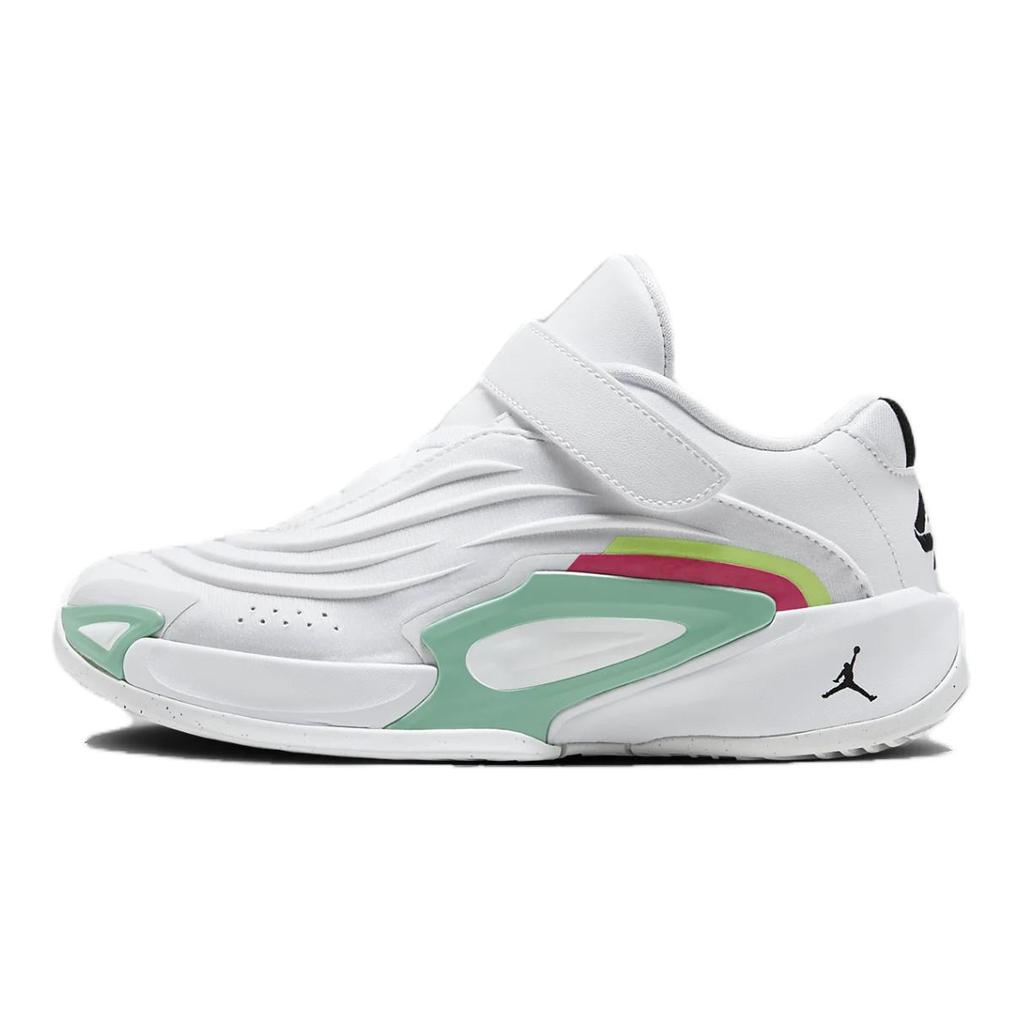 Air Jordan Luka 3 PS Photo Finish Kids Sneakers White Black Volt-Glow HQ5059-107