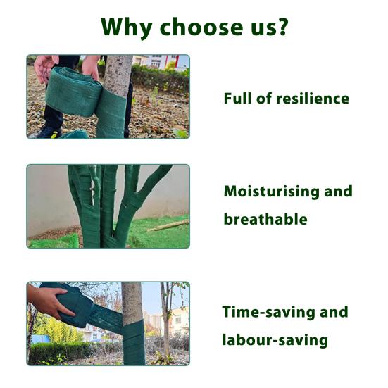 Tree Protector Wrap 56Ft Breathable Winter Freeze Protection Wrap Trunk Bark Guard Away from Deer Animal for Shrub Young Tree Plants