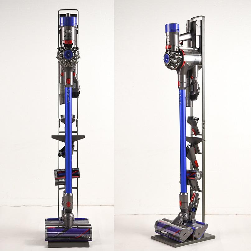 Compatible Dyson Vacuum Cleaner Stand - No-Installation, Floor-Standing Wall Mount