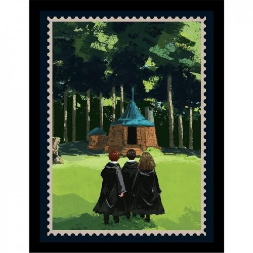 HARRY POTTER Looking Forward Hagrid's Hut Framed Poster