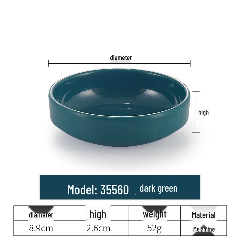 Molona Melamine Round Side Dish Plates