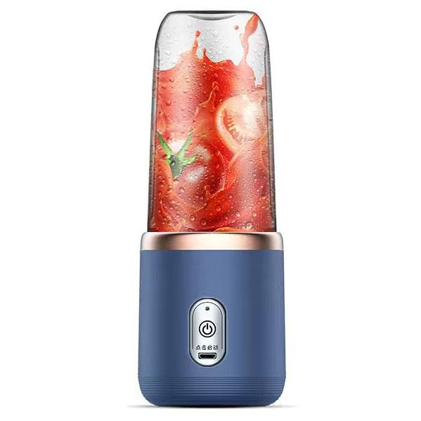 Household Small USB Charging Juice Cup Student Automatic Multifunctional Juicing Cup Single cup синий