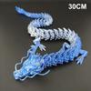 30CM 3D Printed Gem Dragon Crystal  Toy Rotatable Articulated Dragon Gift For Kids With ADHD Perfect For Birthdays Gift