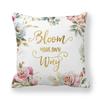Housse de coussin florale camélia Rose, taie d'oreiller Vintage à imprimé Floral, décorative pour canapé