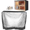 Dust Proof Rabbit Hutch Cover, Betterlife Easy Assemble Diy Pet Hutch Cover Moistureproof Double Layer Rabbit Envelope Roommates1 Pcsblack Christmas