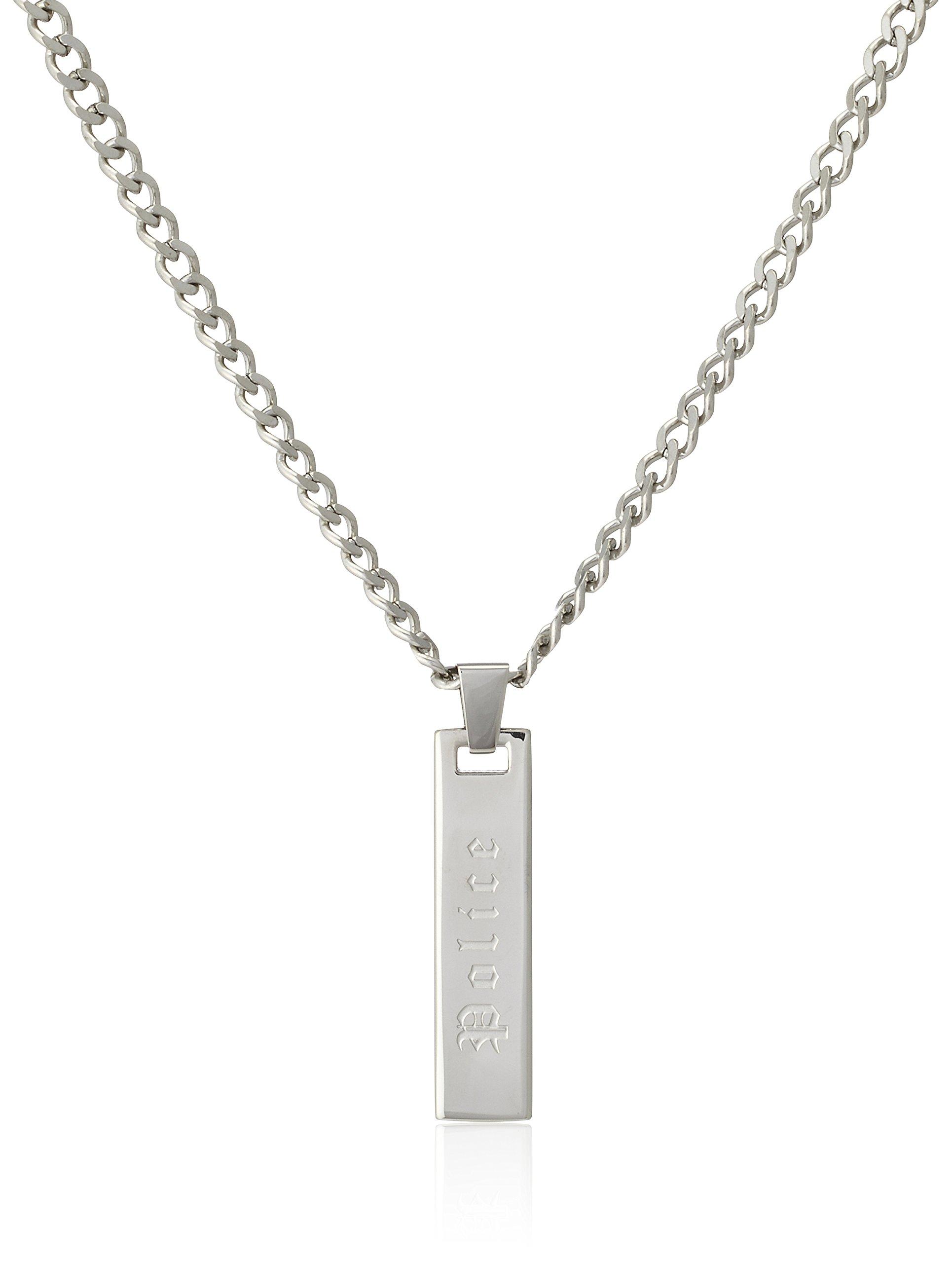 

VERTICAL Stainless Steel Necklace 25502PSS01 [Police] Men s