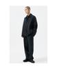 Keoseuuteommellou Black Relaxed Fit Check Setup Pants Cwpam25432Bkx