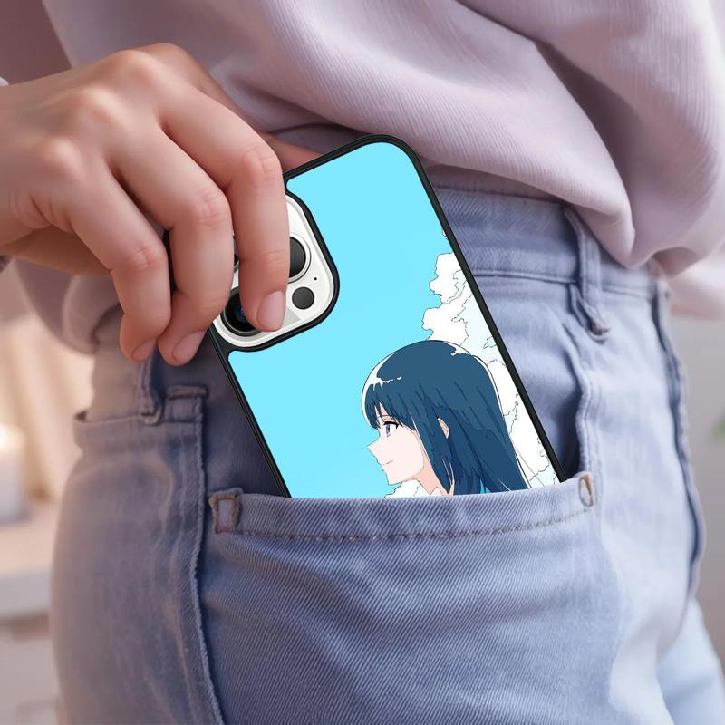 Japanese Style Anime Girl Phone Case For iPhone 17 Air 15 16e 14 13 Pro Max Coque 12 11 Pro Max PLUS cover