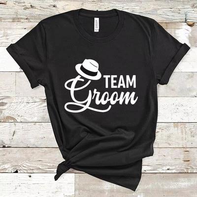 Neuer Junggesellenabschied Das Bräutigam T-Shirt Team Bräutigam T-Shirt Hochzeitsgesellschaft Bruder Team Shirt Bräutigam Kurzarm