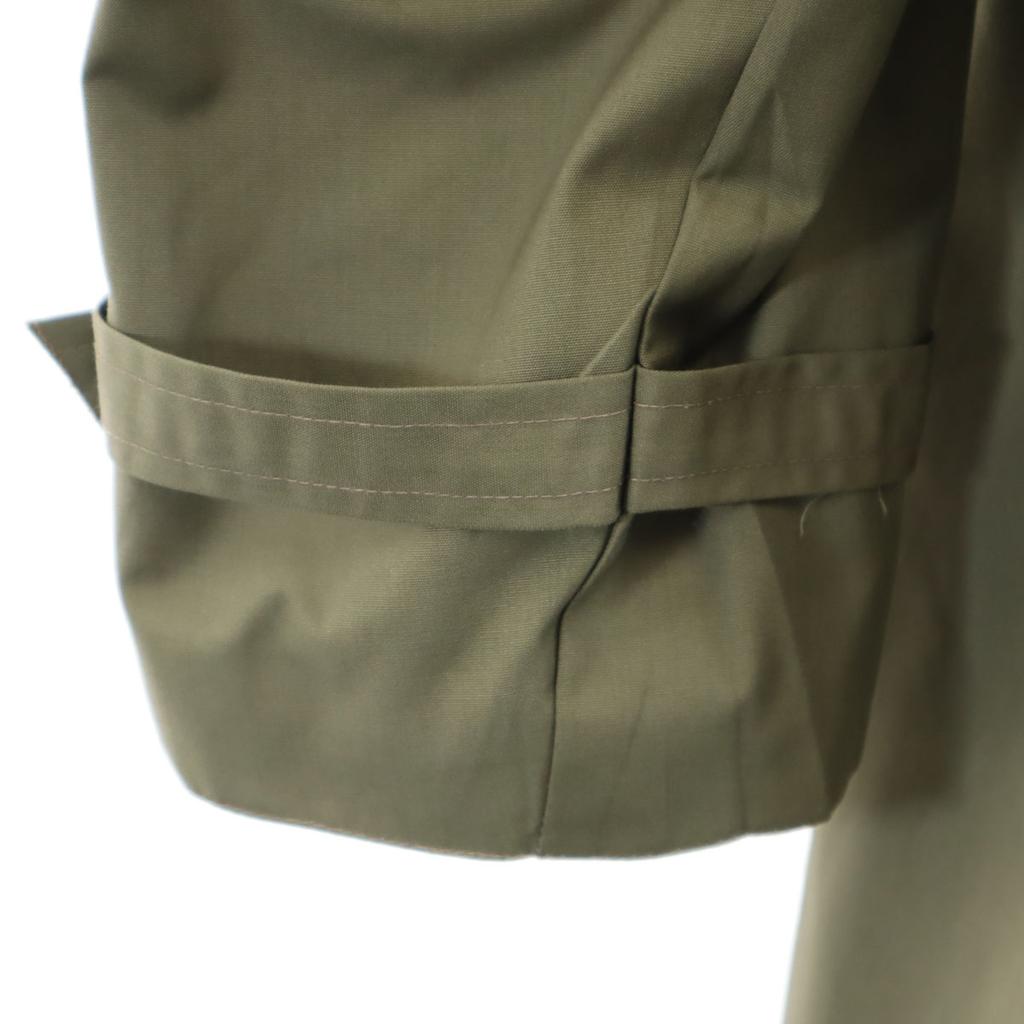 EAST GERMANY ARMY 70s 80s Vintage Raincoat K52 Khaki Military Men's Used