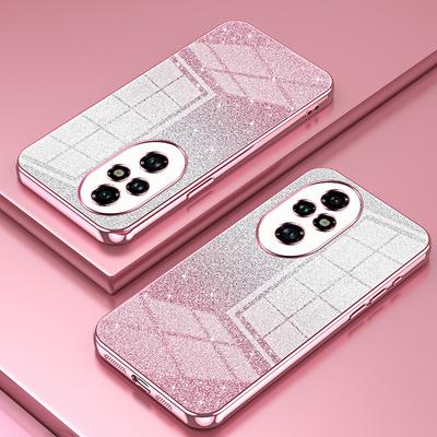 Pro Honor 200 Pro 5G pouzdro Bling Gradient Glitter Soft TPU kryt telefonu