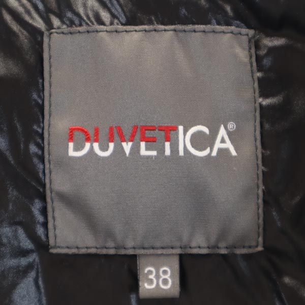 DUVETICA Long sleeve down coat 38 black Women Used
