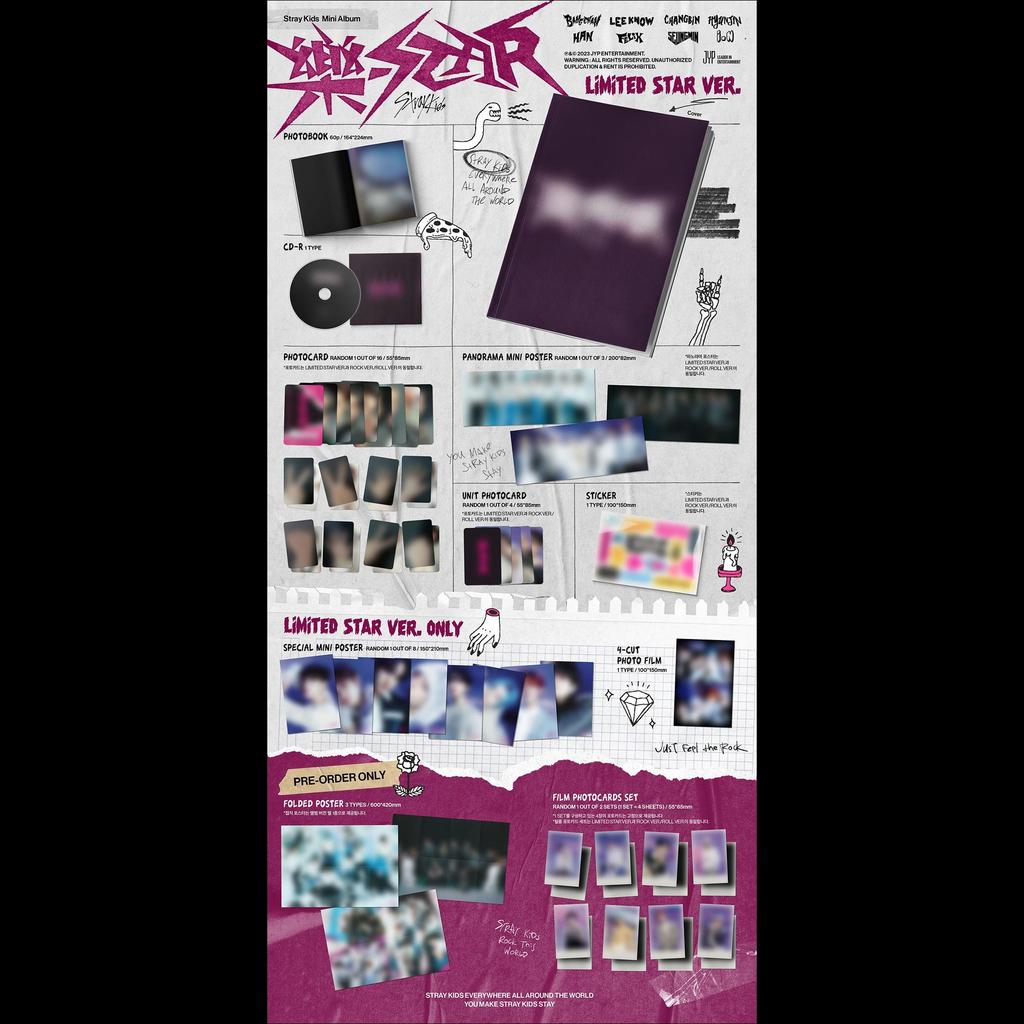 [SITE POB] STRAY KIDS - ROCK STAR (Limited Star Ver.)