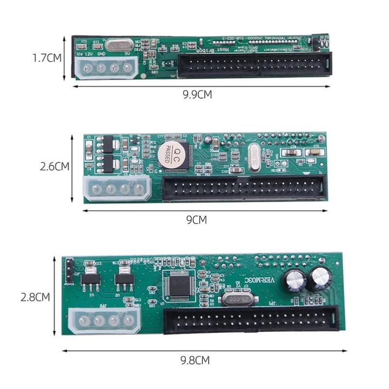 1Pcs 2.5" / 3.5" Serial Ata Sata Hdd To Pata Ide 39/40Pin Converter Power Sata To Ide Adapter Sata To Pata Connector Riser Board