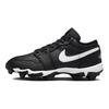 Air Jordan 1 Low Cleat GS Black White Kids Sneakers HF6885-001