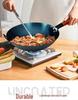 Handmade Non-Stick Iron Wok: Pre-Seasoned, Thickened, Uncoated, Ready for Cooking