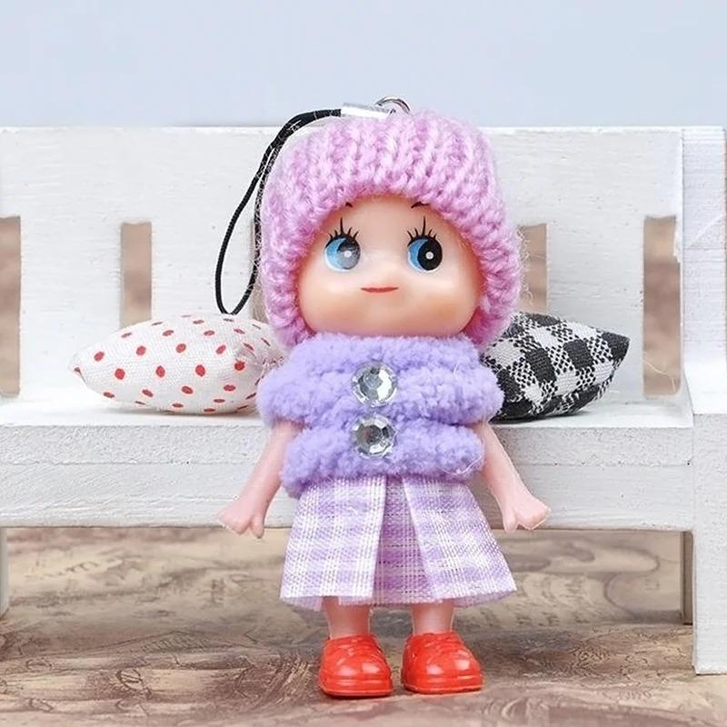 5 Pcs Kids Toys Soft  Baby Dolls Toy Mini Doll For Girls Random Colors