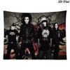 TH Band Wall Tapestry Aesthetic Wall Hanging Printed Fabric Blanket Decorative Tapestries for Bedroom Living Room Home Decor