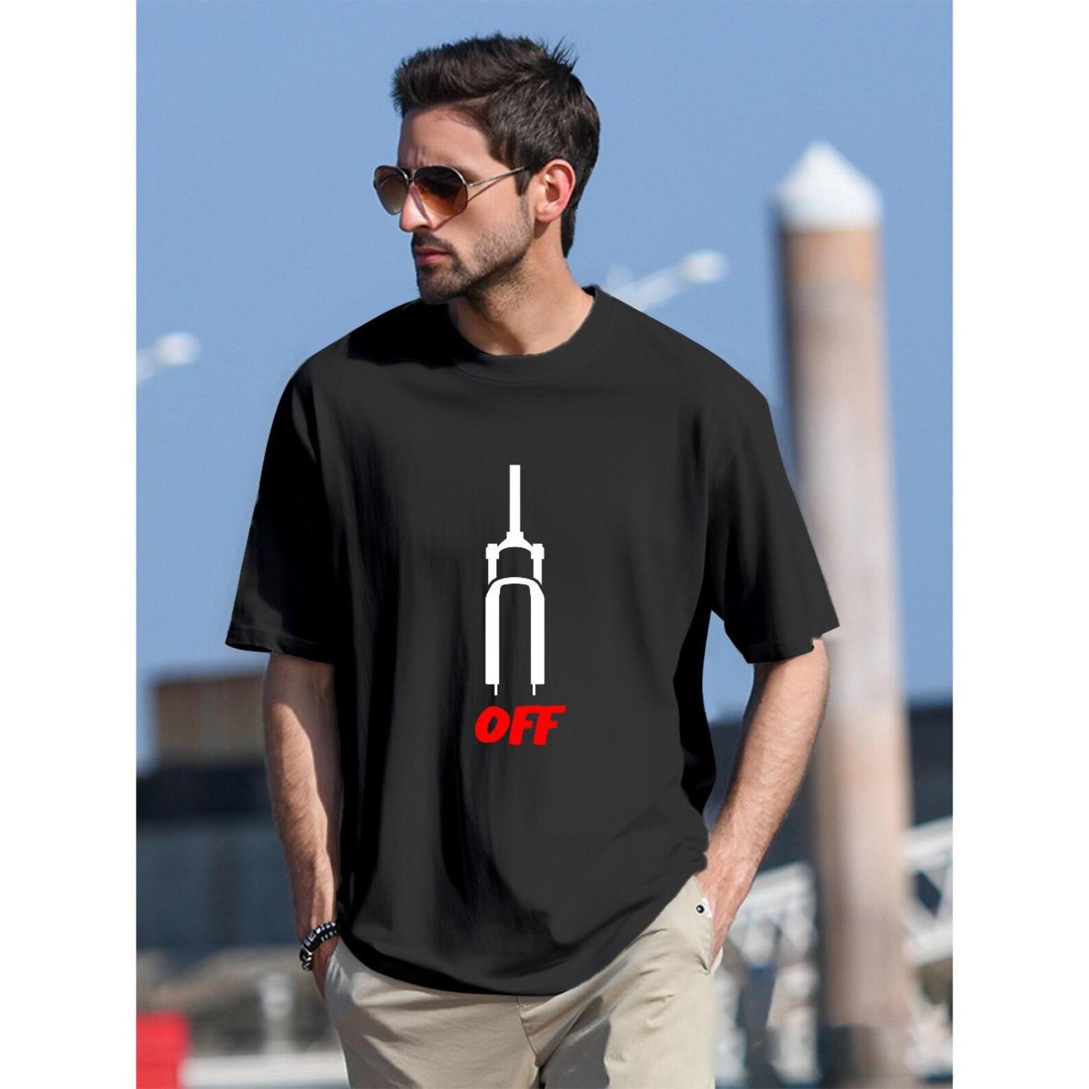 Fork OFF / Just Send It MTB Shirt: Funny Mountain Bike Tee 4XL
