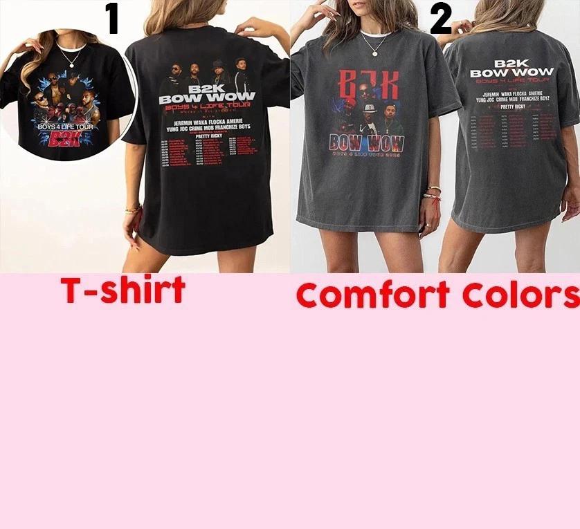 

B2K Bow Wow Boys 4 Life Tour 2026 Shirt, Y2K R&B Concert Tee, Vintage Hip Hop S