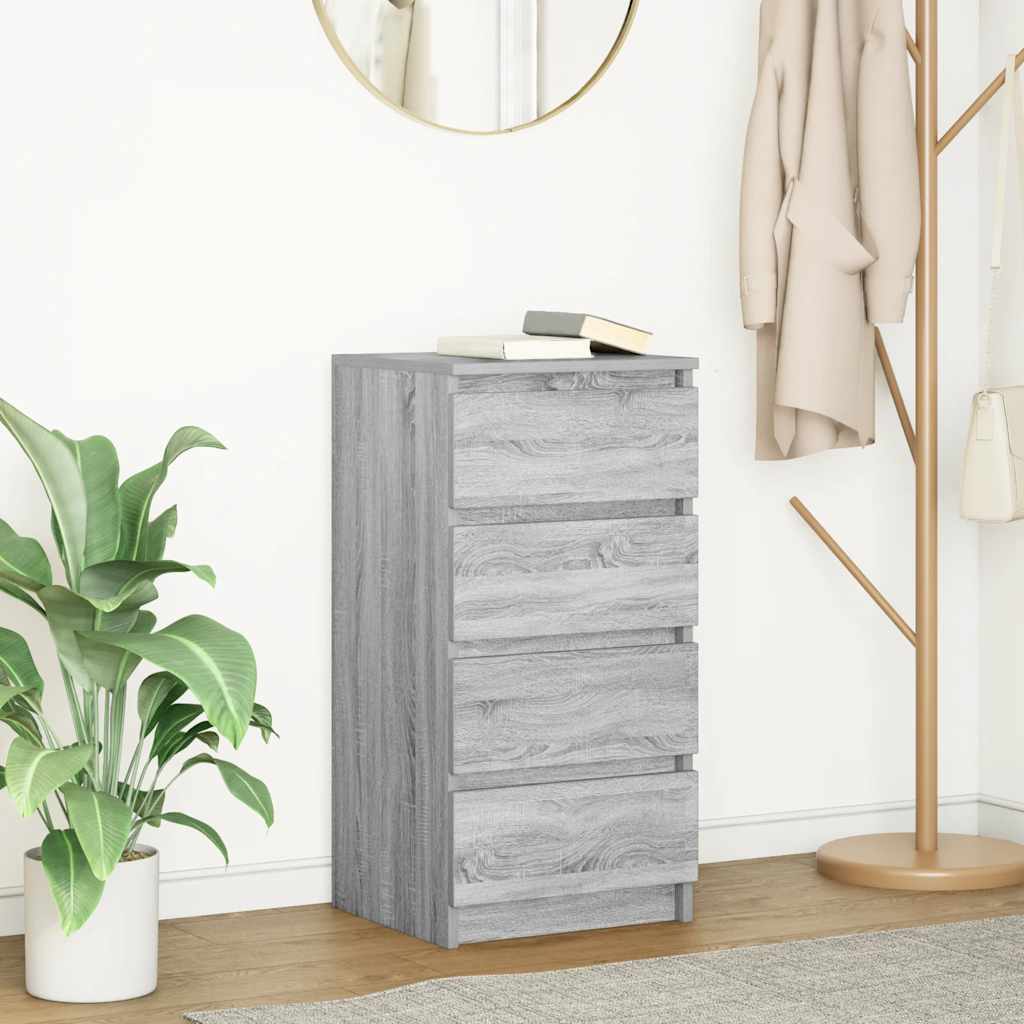 Sideboard Gray Sonoma 37.5 x 35 x 76 cm Particleboard