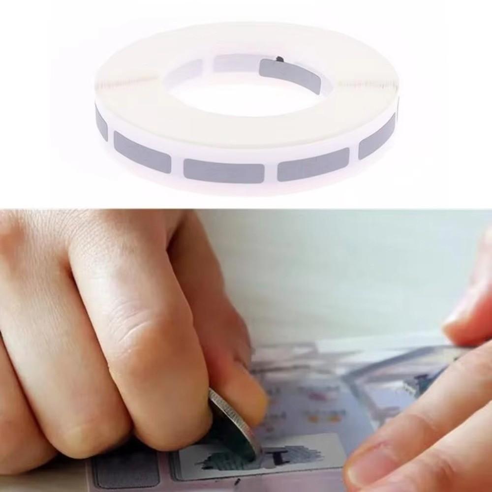 500/1000 ks/Role Stříbrné Zlaté Stírací Samolepky DIY Stírací Samolepky Použití na Párty Aktivity