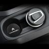 2Pcs Car Logo Carbon Fiber Patterned Water Cup Pad For Citroen C1 DS3 C2 C3 Vts C4 Saxo C4L C5 C6 C8 Xsara C3-XR Picasso Cactus