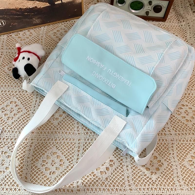 Children's Primary School Students Girls Color Blocking Backpack Middle School Students Junior High School Students Backpack
