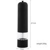 Automatic Electric Pepper and Salt Grinder Battery Operated One Hand Spice Mill with LED Light Adjustable Grind for Kitchen BBQ
