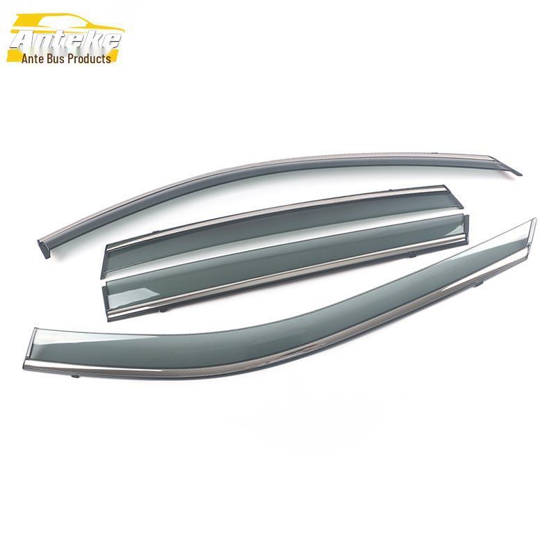 

22 Цицзюнь Пластиковый дефлектор дождя для ПК с 3D отделкой из нержавеющей стали - Внешний автомобильный аксессуар