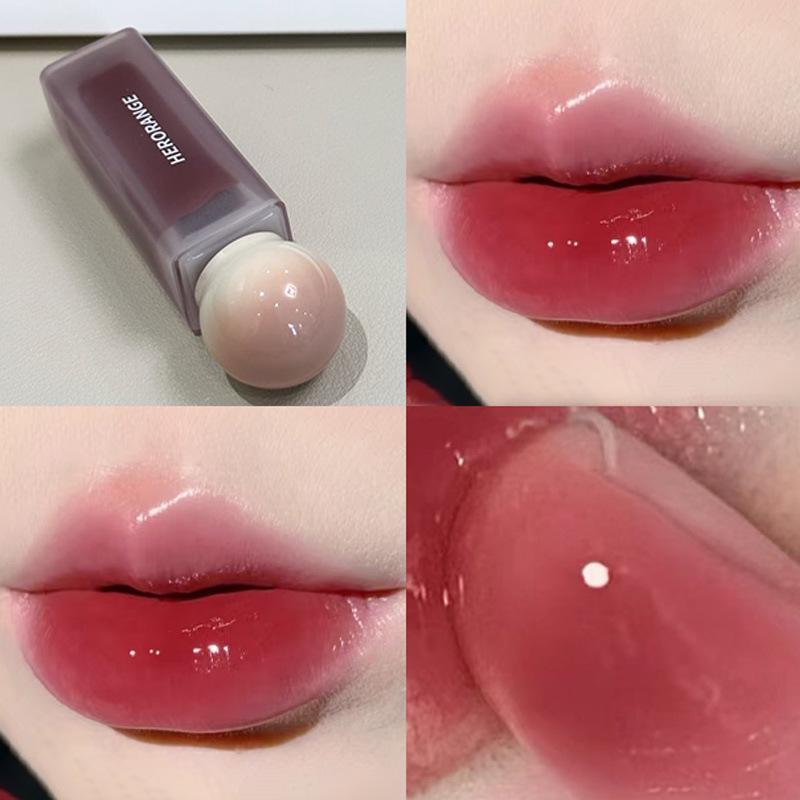 HERORANGE Water Mirror Lip Glaze - Hydrating, Whitening, and Plumping Gloss