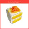 Food Grade Silicone Double Layer Mango Milk Brick Stress Relief Toy For Kids And Teens