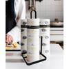 Desktop Metal Iron Napkin Shelf Paper Roll Stand for Kitchen Living Room Accessories