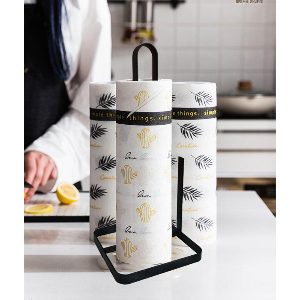 Desktop Metal Iron Napkin Shelf Paper Roll Stand for Kitchen Living Room Accessories