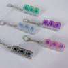 Pc High Transparency Material Transparent 3 Key Decompression Test Shaft Press Sound Crisp Hole Hole Key Buckle With Light