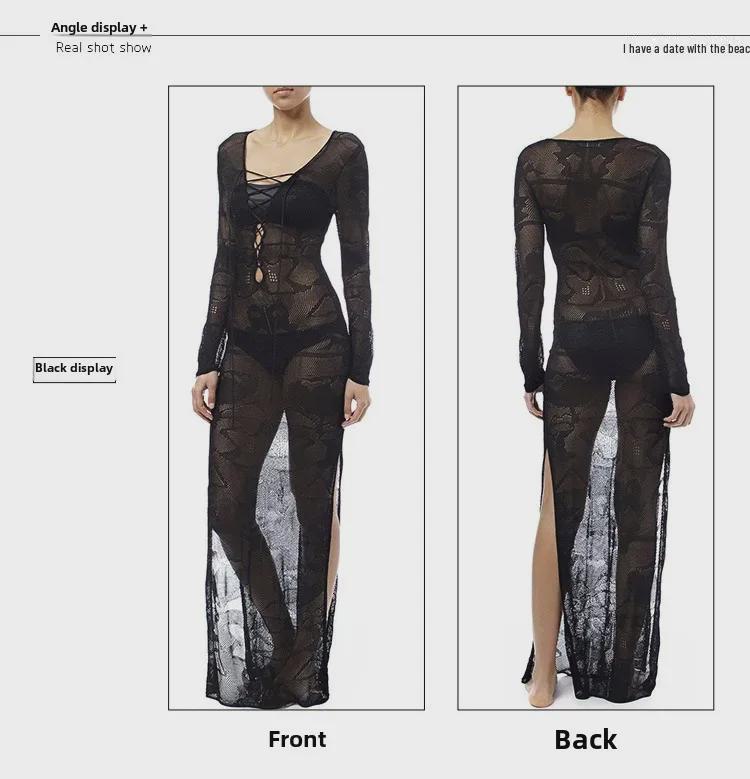 Women's European & American Style Knitted Beach Dress