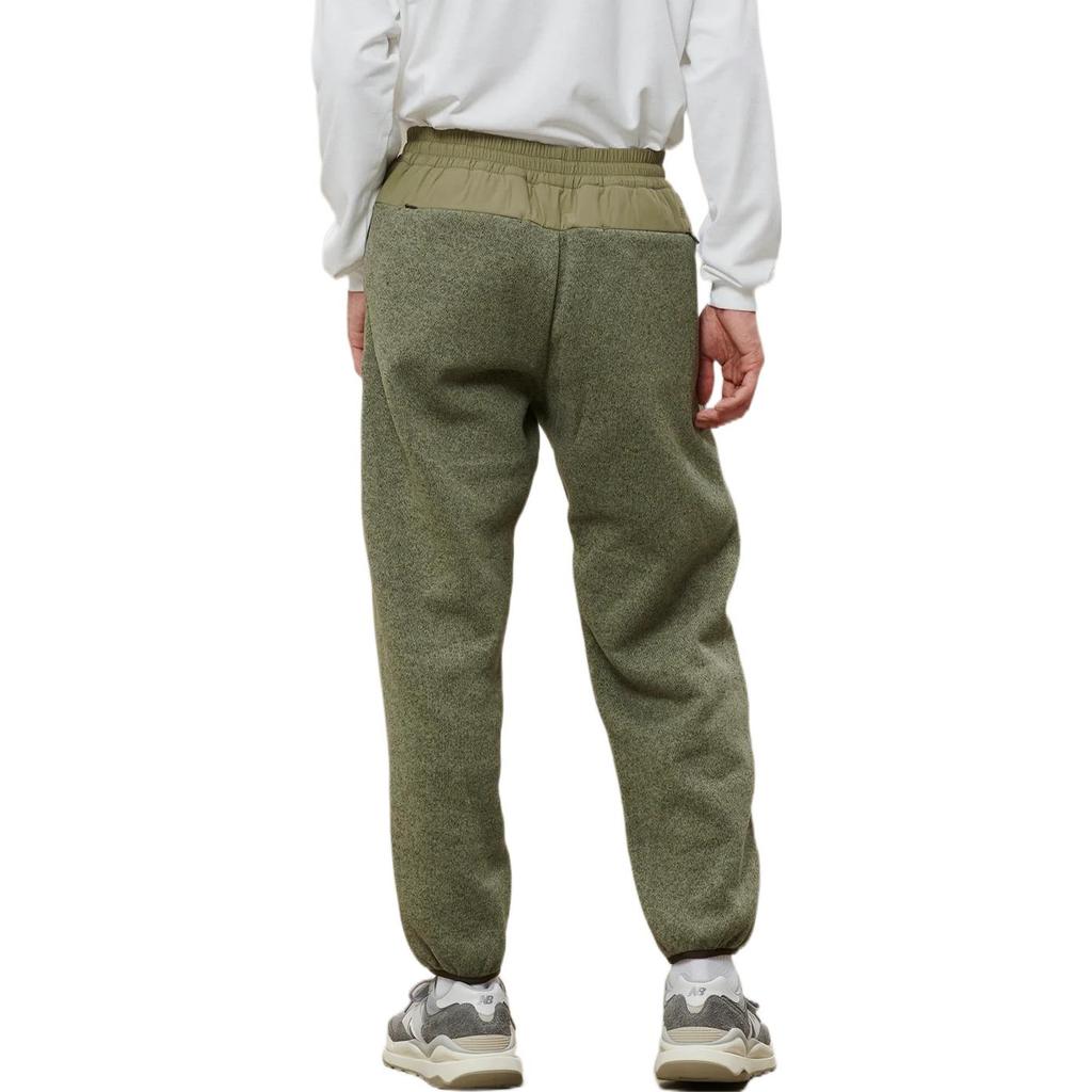 New Balance Knitted Sweatpants Men's Green Moderate Cuffed Pants AMP25015-DRC