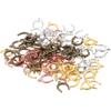 100pcs 4 Colors Alloy Horseshoe Pendants 0.63*0.51inch Western  Charms  Bracelets