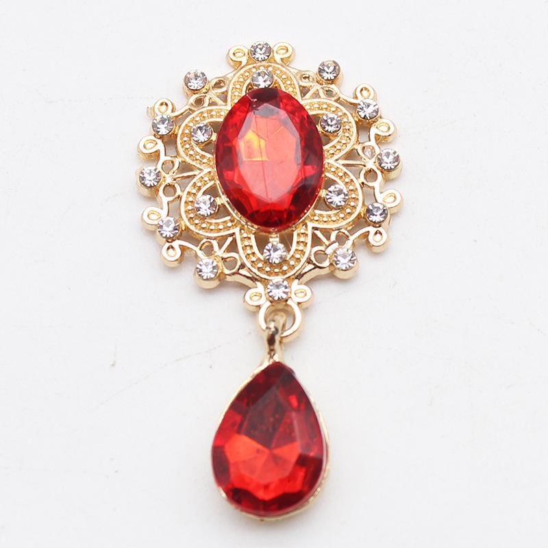 Engood 50Pcs Glass Rhinestone Pendant Button Wedding Sewing Trim & Embellishments Craft DIY Clothing Brooch Decoration Crafts