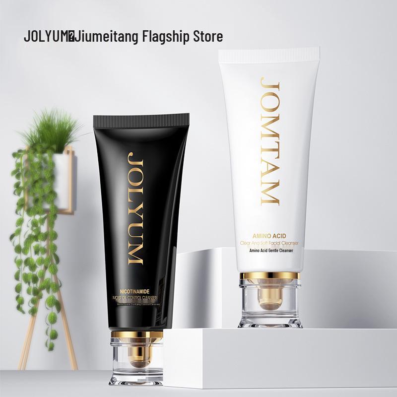 Jiumei Hall Amino Acid Facial Cleanser: Deep Hydration, Moisturizing, Oil Control, with Niacinamide,