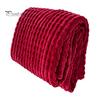 Thermal Insulation Blanket for Autumn Waffle Textured Fleece Throw Blanket, Solid Color Milk Flannel Grid Cut Warm Plush Couch Soft Cozy Bed