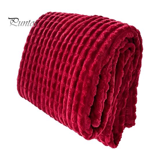 Thermal Insulation Blanket for Autumn Waffle Textured Fleece Throw Blanket, Solid Color Milk Flannel Grid Cut Warm Plush Couch Soft Cozy Bed