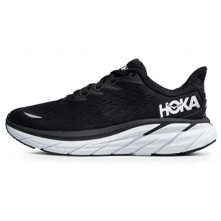 (WMNS) HOKA ONE ONE Clifton 8 Wide  Black White  Women s 1121375-BWHT EU 36