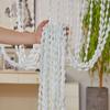 Nordic Style Lighttransmitting Tassel Curtain For Hotel Wedding Salon Decor