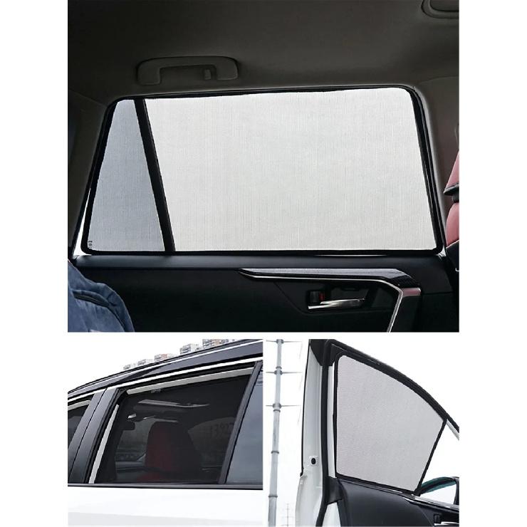 Custom Car Window Sunshade For Volkswagen Tiguan 1st Gen MK1 2007 - 2016 VW Magnetic Curtain Mesh Front Windshield Frame Curtain