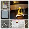 LED Note Board Night Light With Colorful 7 Pens DIY Acrylic Message Board Erasable Painting Drawing Board For Kids Birthday Gift