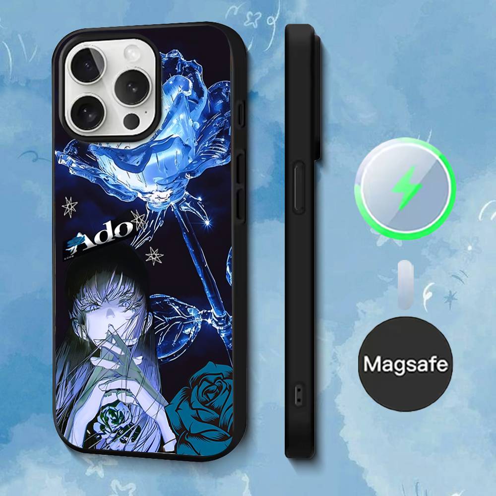 A-Ado Kyogen X Uta Phone Case For iPhone 17,16,15,14,13,12,11,Pro,Max,Plus,Mini,SE4,E Magnetic Magsafe Wireless Charging