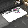 1pc Scott Pilgrim Bathroom Absorbent Mats Anti-Slip Mats Home Decor Supplies Carpets Home Kitchen Floor Mats