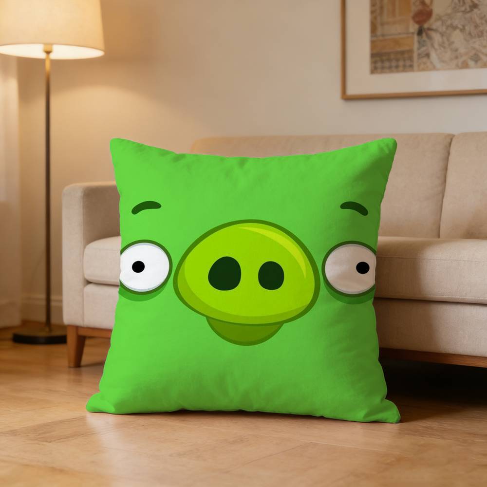 AAngry Birds Pillow Case Pattern Printed Pillowcase For Living Room Sofa Cushion Cover